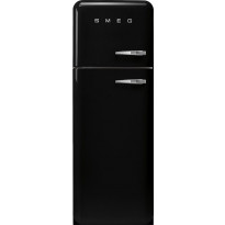 Jääkaappipakastin Smeg Retro FAB30LBL5, 60.1cm, musta, vasen