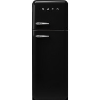 Jääkaappipakastin Smeg Retro FAB30RBL5, 60.1cm, musta, oikea