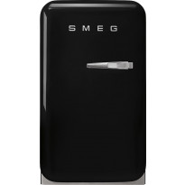 Jääkaappi Smeg Retro FAB5LBL5, 40.4cm, musta, vasen
