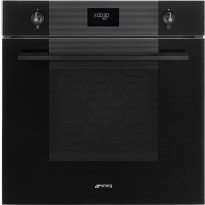 Pyrolyysiuuni Smeg Linea SFP6101TVNO 60cm, musta