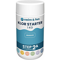 Pikakloori Swim &amp; Fun Klor Starter 1 kg, jauhe