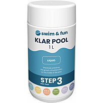 Levänestoaine Swim &amp; Fun KlarPool 1 l