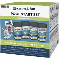 Vedenhoitosetti Swim &amp; Fun Pool Start Set, klooriton