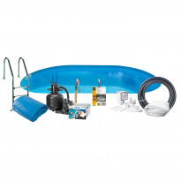 Uima-allaspaketti Swim &amp; Fun Basic InGround 120, 500 x 300 cm upotettava