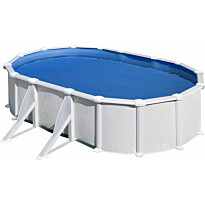 Uima-allas Gre by Swim &amp; Fun, ovaalinmuotoinen, 730x375x132cm, valkoinen, ulkopuoliset tuet