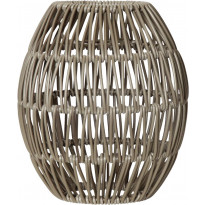 Lampunvarjostin Star Trading Linde, Ø150mm, beige