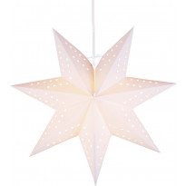 Valotähti Star Trading Bobo, 34cm, paperi, valkoinen