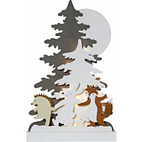 LED-valokoriste Star Trading Forest Friends, 44cm, moniväri