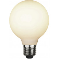 LED-lamppu Star Trading Illumination LED 363-41-1 Ø 80x118mm, E27, opaali, 5W, 2600K, 400lm, himmennettävä