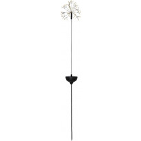 Aurinkokennovalo Star Trading Firework, 85cm, musta