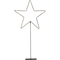 LED-pöytätähti Star Trading Mira, 33x65cm, musta