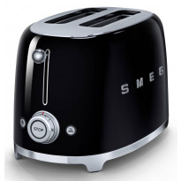 Leivänpaahdin Smeg TSF01BLEU, 2-viipaleen, musta