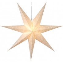 Valotähti Star Trading Sensy, 100cm, paperi, valkoinen