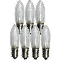 LED-varalamppu Star Trading E10 0,2W 10-55V, Ø45x13mm, 7 kpl