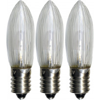 LED-varalamppu Star Trading E10 0,2W 10-55V, Ø45x13mm, 3 kpl