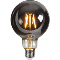 LED-lamppu Star Trading Decoration LED 355-82, Ø95x145mm, E27, savunharmaa, 1.8W, 2100K, 80lm