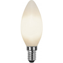 LED-kynttilälamppu Star Trading Illumination LED 375-01, Ø35x98mm, E14, opaali, 2W, 2700K, 150lm