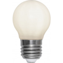 LED-lamppu Star Trading Illumination LED 375-21, Ø45x74mm, E27, opaali, 2W, 2700K, 150lm
