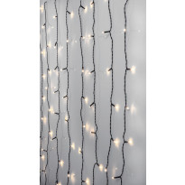 Valoverho Star Trading Serie LED Crispy Ice White, 80 valoa, 1,3x2m