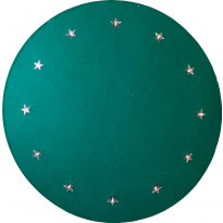 LED-joulukuusimatto Star Trading Granne, Ø100, vihreä