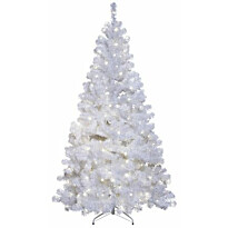 LED-joulukuusi Star Trading Ottawa 210cm, IP44, valkoinen, Verkkokaupan poistotuote