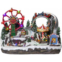LED-pöytäkoriste Star Trading Largeville Tivoli, 360x540x330mm