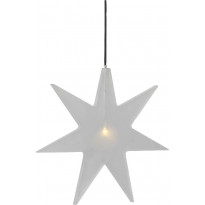LED-tähti Star Trading Karla, 300x330x10mm, huurrettu