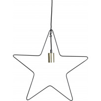 Valotähti Star Trading Ramsvik, 52x50cm, musta