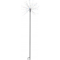 LED-valokoriste Star Trading Firework, 360x1100x360mm, musta/RGB