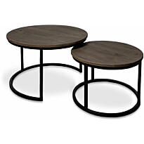 Sarjapöytä Stenexpo Portland Ø75x48cm + Ø58x41cm savutammi
