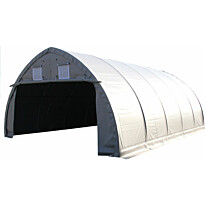 Kalustohalli Ranch, 6.1x12.8x3.66m, 900g pvc, harmaa