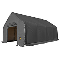 Kalustohalli Ranch Premium, 9.15x12.2x6.1m, 900g pvc, harmaa