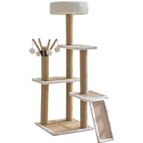 Kiipeilypuu FunPet White, 120 cm
