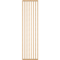 Tilanjakajaseinä Evella DIY 275x58x6.5cm, jatkettava, tammi, Verkkokaupan poistotuote