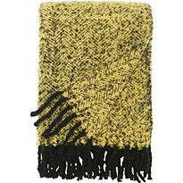 Torkkupeitto Svanefors Kim, 130x170cm, keltainen