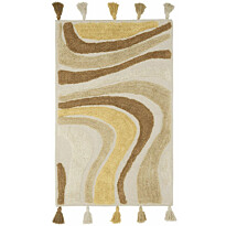 Matto Svanefors Swirl matto, 90x130cm, ruskea