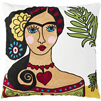 Koristetyynynpäällinen Svanefors Frieda, 45x45cm, monivärinen