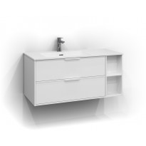 Allaskaappi tasoaltaalla Svedbergs Epos Relief, 100x45 cm, 2 ltk, vasen, eri vaihtoehtoja