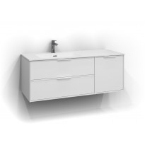 Allaskaappi tasoaltaalla Svedbergs Epos Relief, 120x45 cm, vasen, 2+1 ltk, eri vaihtoehtoja