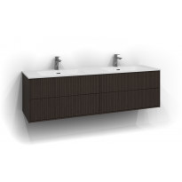 Allaskaappi Svedbergs Epos Rand, 160x45cm, tumma saarni, 2+2 ltk