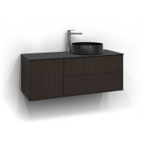 Allaskaappi malja-altaalla Svedbergs Epos Rand, 120x45 cm, oikea, 2+1 ltk, eri vaihtoehtoja