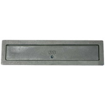 Hiiliaukonluukku 440, pitkä, saranoitu, 110x440mm