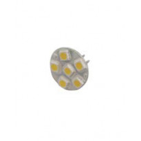 LED-lamppu Sunwind Baselite litteä 6SMD, G4, 1.2W, 12V, ø25mm, 145-165lm, 3000K, piikit yläpinnalla