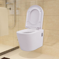 Seinäkiinnitettävä WC Keraaminen Valkoinen