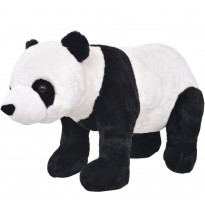 Seisova pehmolelu panda musta ja valkoinen XXL