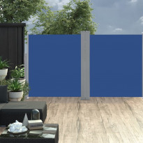 Sisäänvedettävä sivumarkiisi 160x600 cm sininen