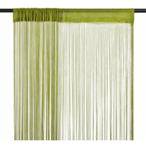 String-verhot 2 kpl 100x250 cm vihreä