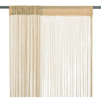 String-verhot 2 kpl 140x250 cm beige