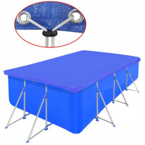 Suorakaiteen muotoinen uima-altaan suoja pe 90 g/sqm