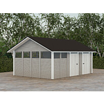 Roskakatos Aarni RK25V, 6040x4236mm, 25.6m², puuvalmis